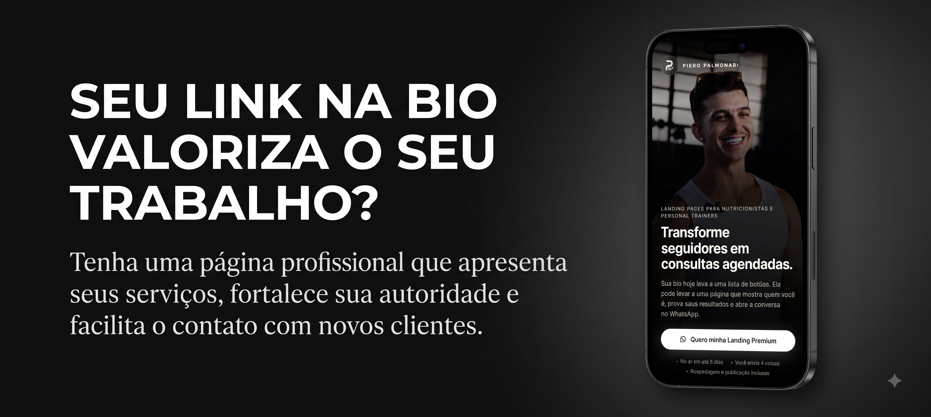 Nutricionistas e personal trainers — Seu link na bio valoriza o seu trabalho?